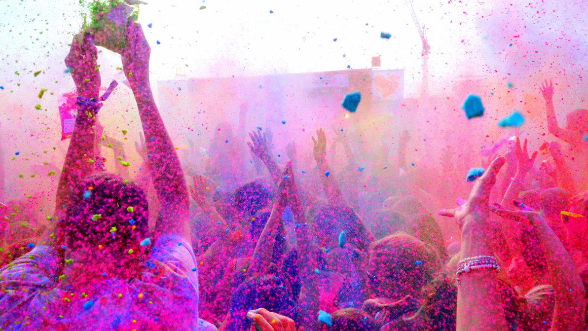 holi jam festival of colour and love