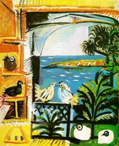 Picasso, The Studio (Pigeons), 1957