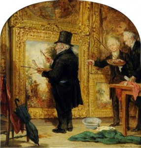 William Parrott, Turner on Varnishing Day, 1846 (Museums Sheffield)
