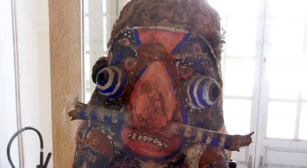 Detail, New Hebrides Mask (Musée Picasso)