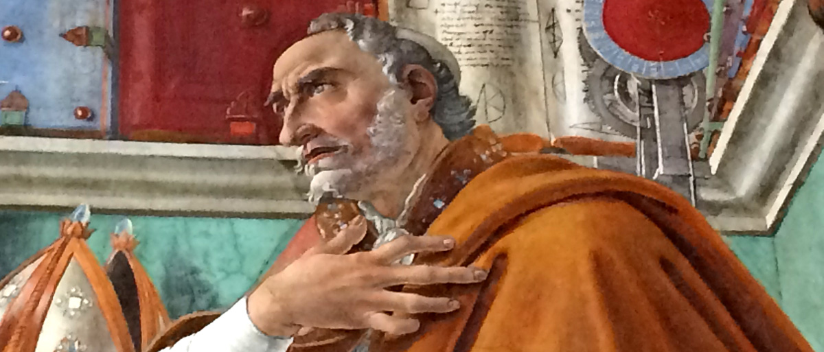 Botticelli St Augustine restored banner